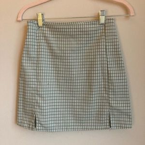 Brandy Melville Plaid Mini Skirt